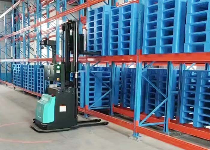 煤礦物資庫無人叉車智能倉儲(chǔ)貨架項(xiàng)目